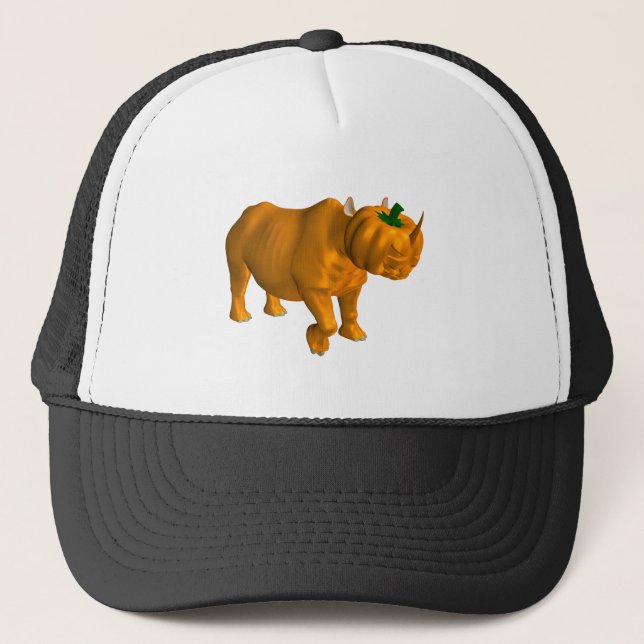 Rhinoceros Trucker Hat (Front)