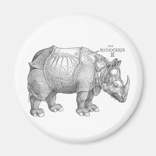 Rhinocerous Magnet (Front)