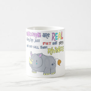 rhinos are just ugly unicorns mug