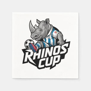 Rhinos Cup Napkin