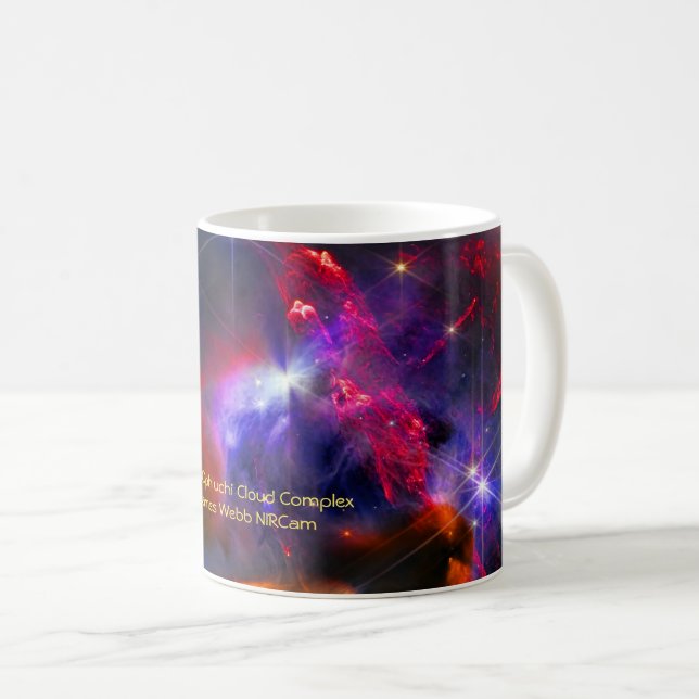 Rho Ophiuchi Cloud Complex, James Webb Space Photo Coffee Mug (Front Right)