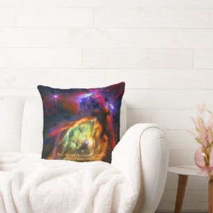 Rho Ophiuchi Cloud Complex, James Webb Space Photo Cushion