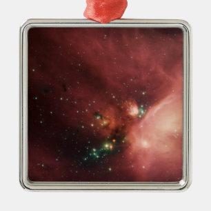 Rho Ophiuchi nebula 2 Metal Tree Decoration