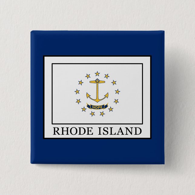 Rhode Island 15 Cm Square Badge (Front)
