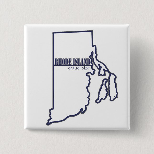 Rhode Island 15 Cm Square Badge (Front)