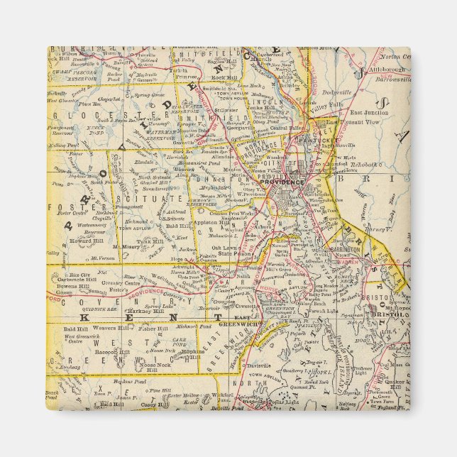 Rhode Island 3 Magnet (Front)