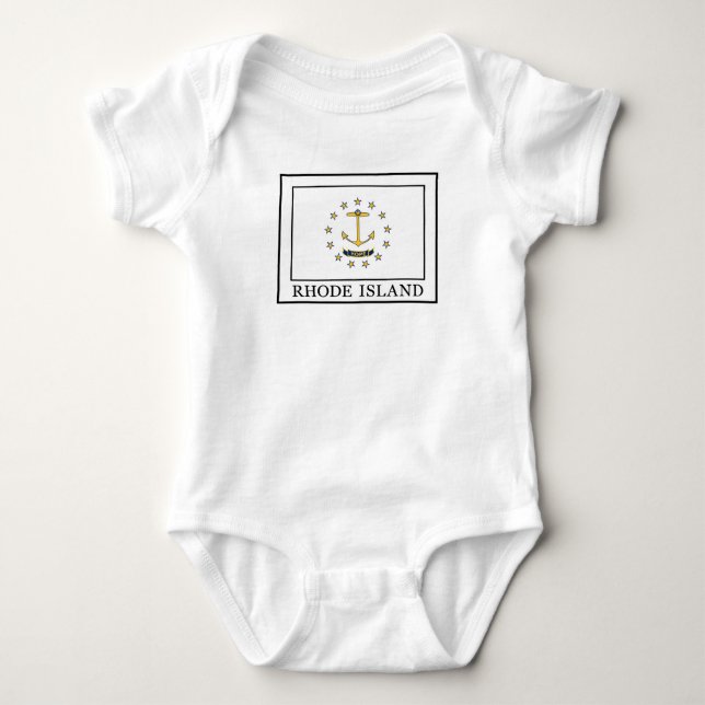 Rhode Island Baby Bodysuit (Front)