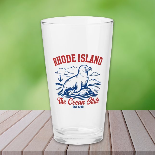Rhode Island Beach Vibes Gift Idea Glass (Creator Uploaded)
