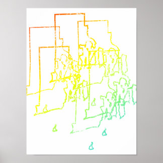 rhode island chill blur poster