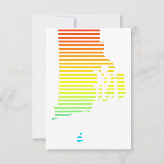 rhode island chill fade invitation (Front)