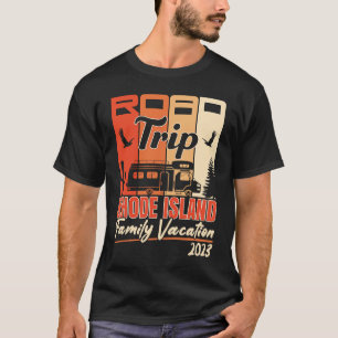 Rhode Island Family Vacation RV Road Trip Mountain T-Shirt