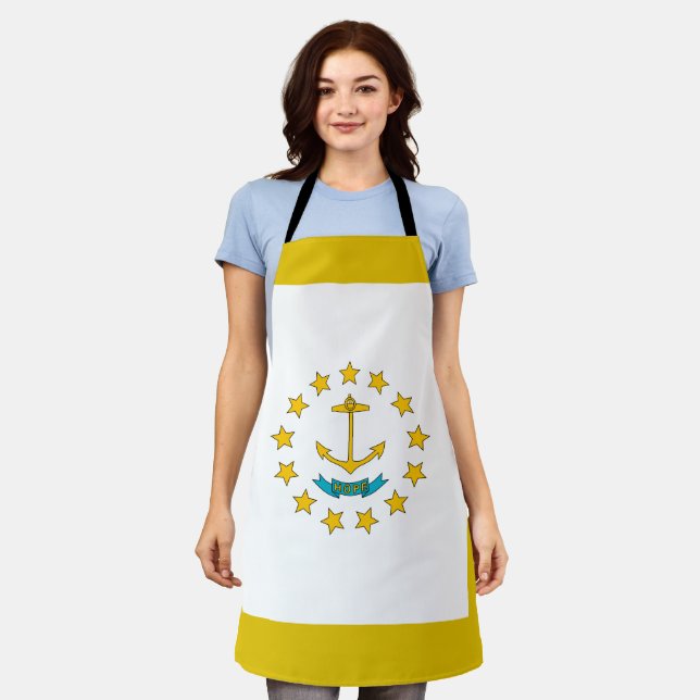 Rhode Island flag Apron (Worn)