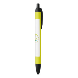 Rhode Island flag Black Ink Pen