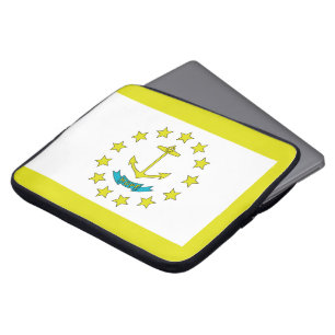 Rhode Island flag Laptop Sleeve