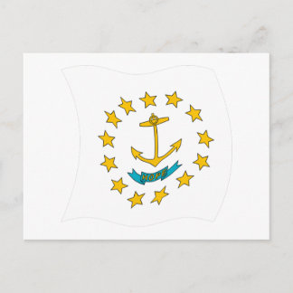 Rhode Island Flag Postcard