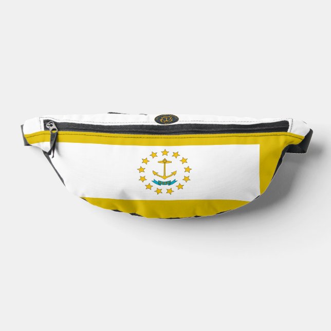 Rhode Island flag-Seal Bum Bags (Lay Down)