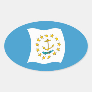 Rhode Island Flag Sticker
