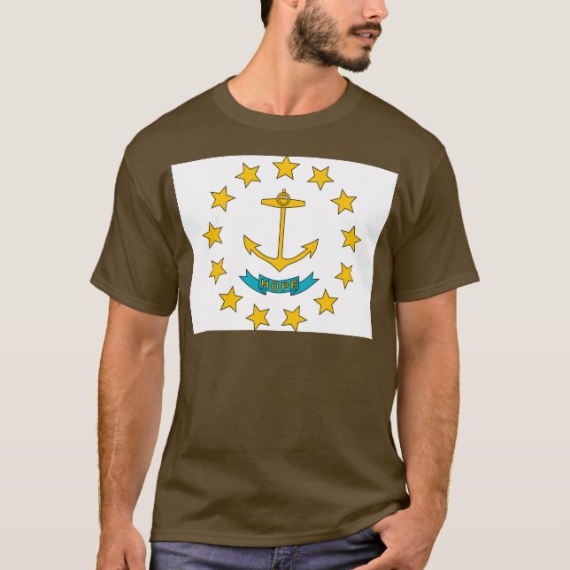 Rhode Island Flag T-Shirt (Front)