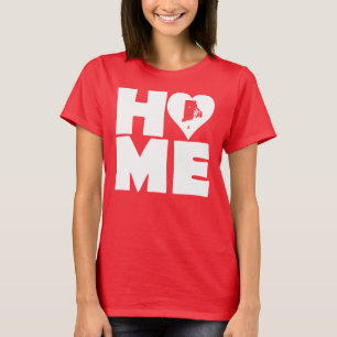 Rhode Island Home Heart State Tees T-Shirt