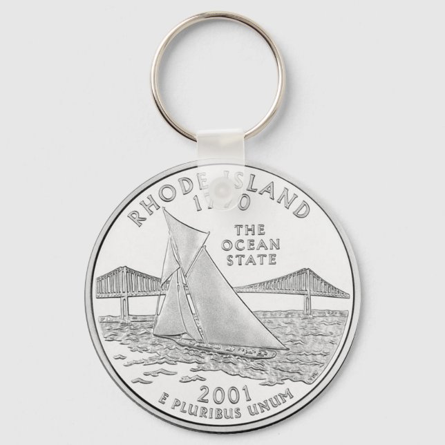 Rhode Island Key Ring (Front)