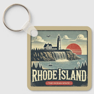 Rhode Island Key Ring