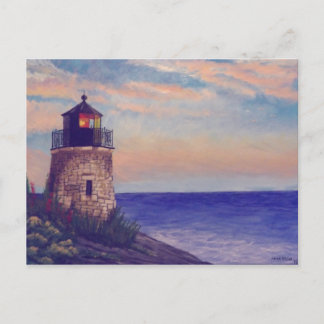 Rhode Island Lighthouse Postcard