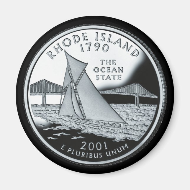 RHODE ISLAND MAGNET (Front)