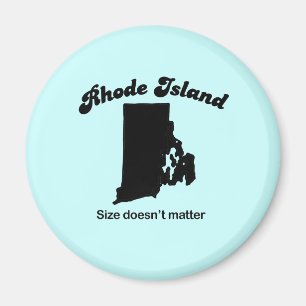 Rhode Island Motto - Size doesn't matter Magnet