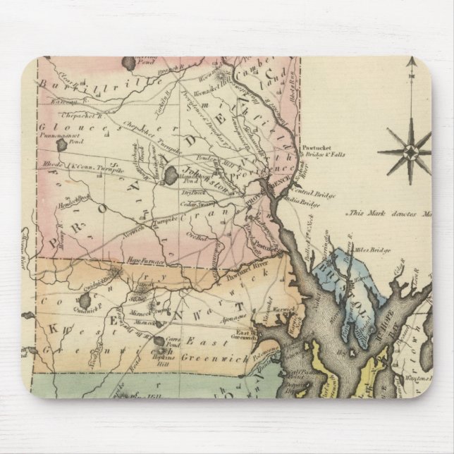 Rhode Island Mouse Mat (Front)