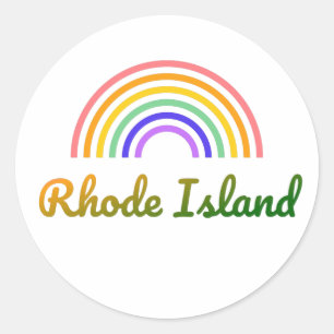 Rhode Island - Newport - Brown University  Classic Round Sticker