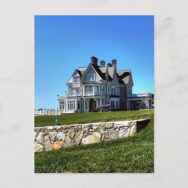 Rhode Island, Newport Mansions - Postcard (Front)