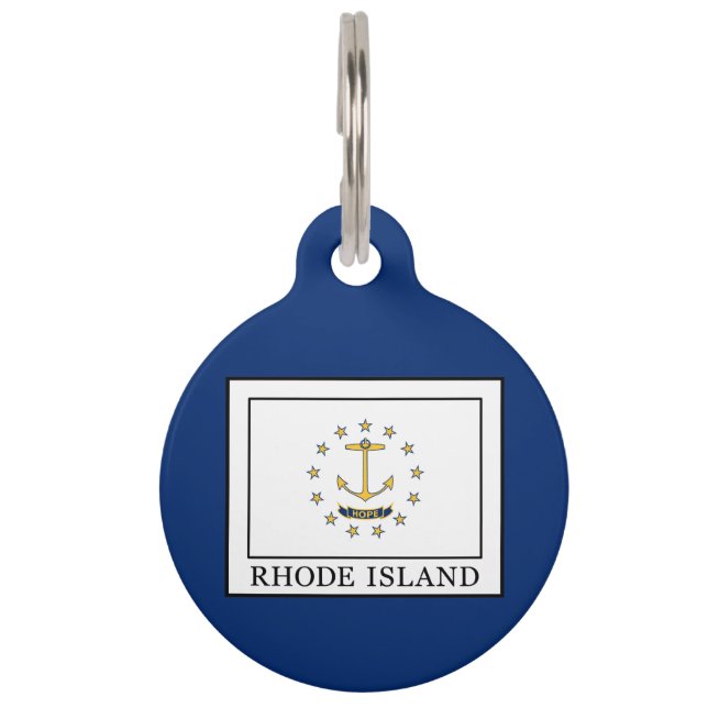 Rhode Island Pet Tag (Front)