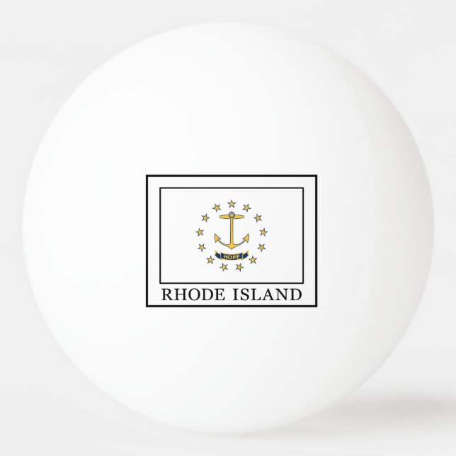 Rhode Island Ping Pong Ball (Front)