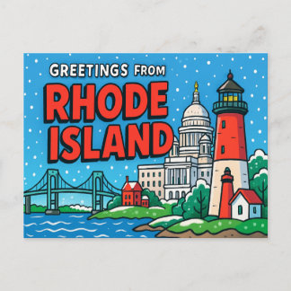 RHODE ISLAND Postcard