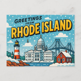 RHODE ISLAND Postcard