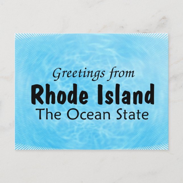 Rhode Island Postcard (Front)