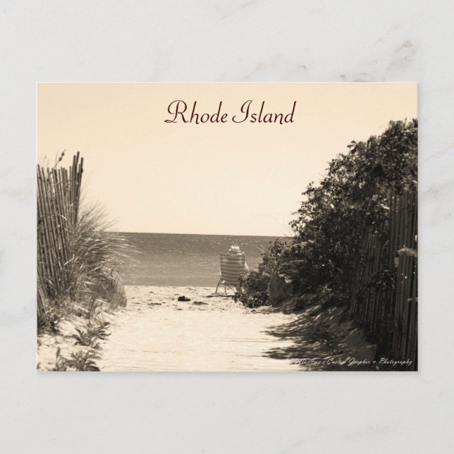 Rhode Island Postcard (Front)