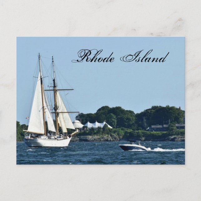Rhode Island Postcard (Front)