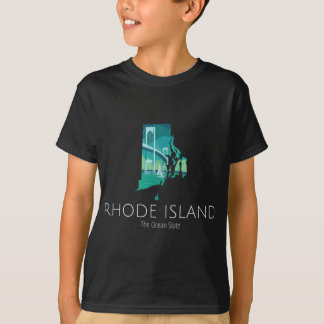 Rhode Island Proud State Motto The Ocean State T-Shirt