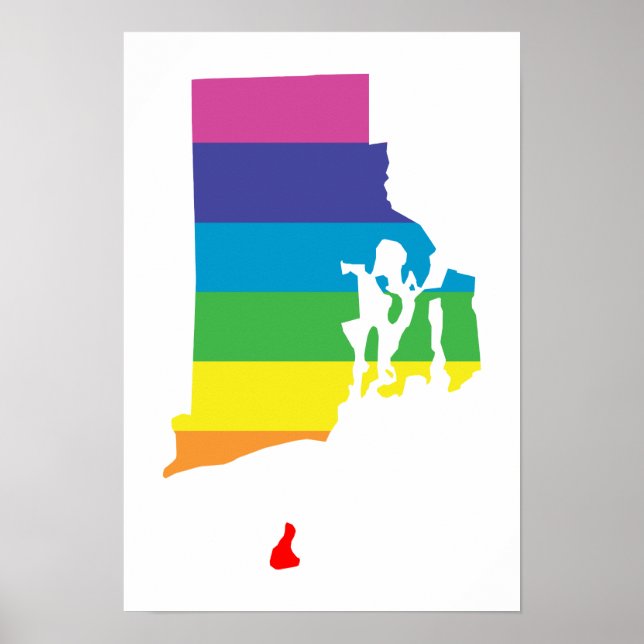 rhode island rainbow poster (Front)