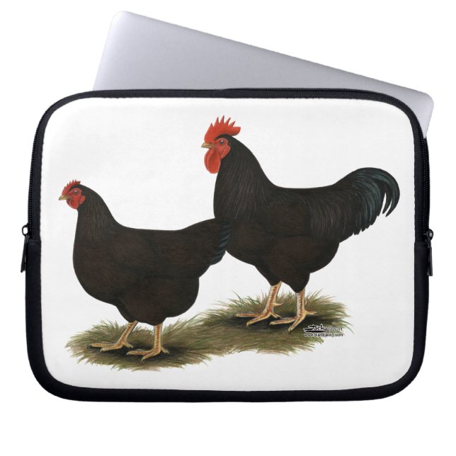 Rhode Island Red Bantams Laptop Sleeve (Front)