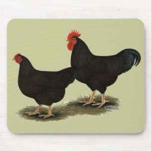 Rhode Island Red Bantams Mouse Mat