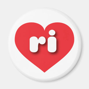 Rhode Island red heart - I love ri Magnet