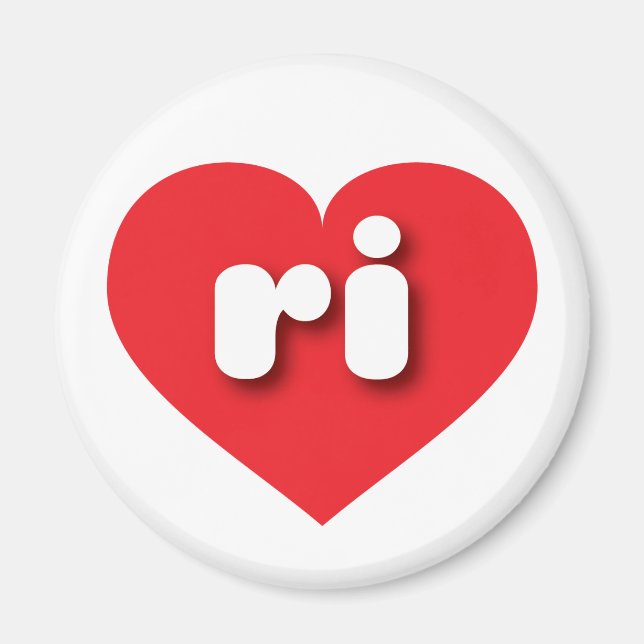 Rhode Island red heart - I love ri Magnet (Front)