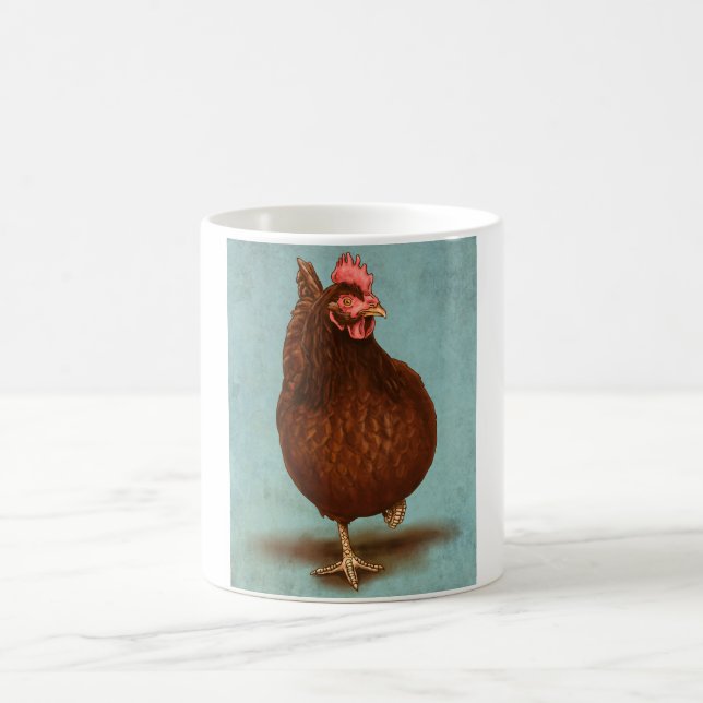 Rhode Island Red Hen Mug (Center)