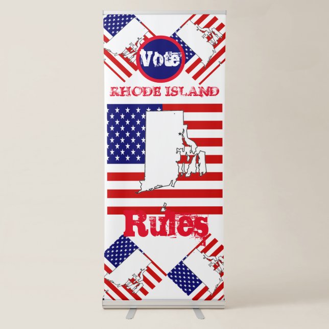 RHODE ISLAND RETRACTABLE BANNER (Front)