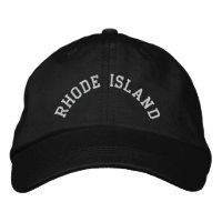 Rhode Island State Embroidered