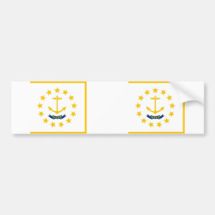 Rhode Island state flag Bumper Sticker