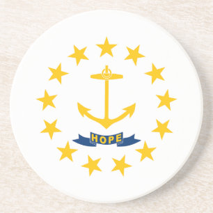 Rhode Island State Flag Coaster