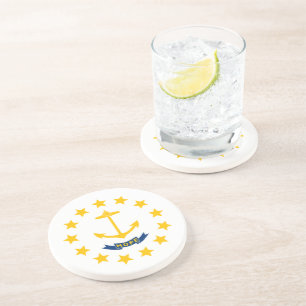 Rhode Island State Flag Coaster